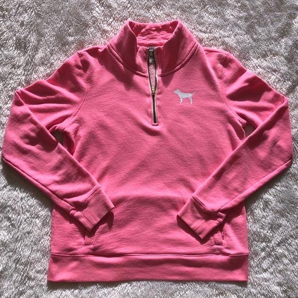 PINK Victoria's Secret Sweaters - Victoria’s Secret PINK Quarter Zip